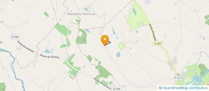 localisation de l'entreprise 883 320 723   RIVES