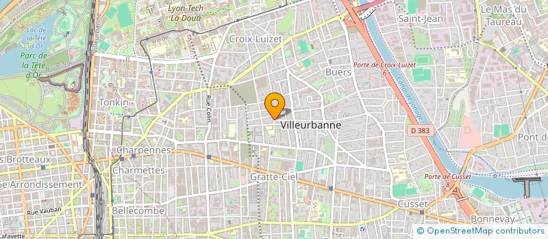 localisation de l'entreprise 883 341 620   VILLEURBANNE