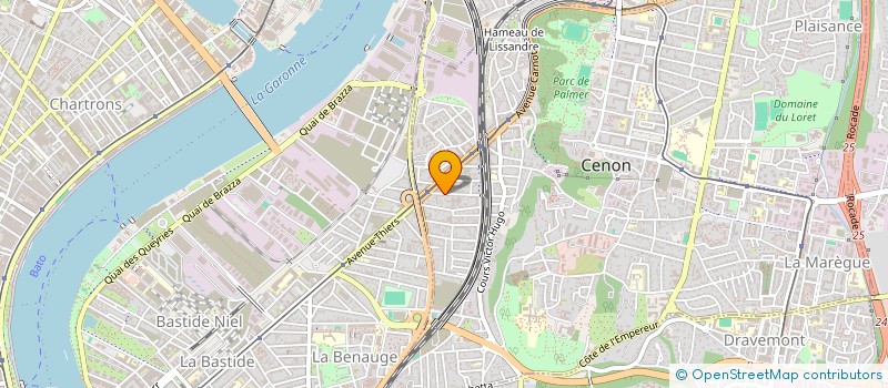 localisation de l'entreprise 883 382 053   CENON