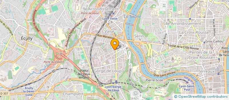 localisation de l'entreprise 883 403 743   LYON