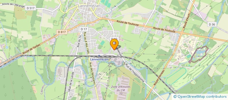 localisation de l'entreprise 883 404 147   LANNEMEZAN