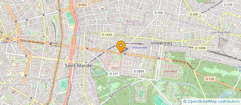 localisation de l'entreprise 883 435 240  à VINCENNES