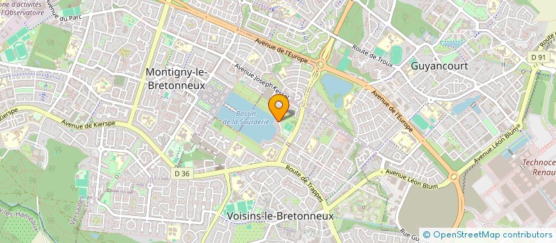 localisation de l'entreprise 883 437 451   VOISINS-LE-BRETONNEUX