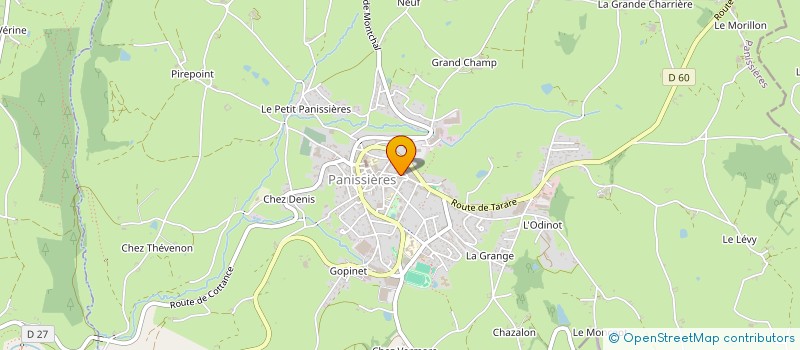 localisation de l'entreprise 883 447 963   PANISSIERES