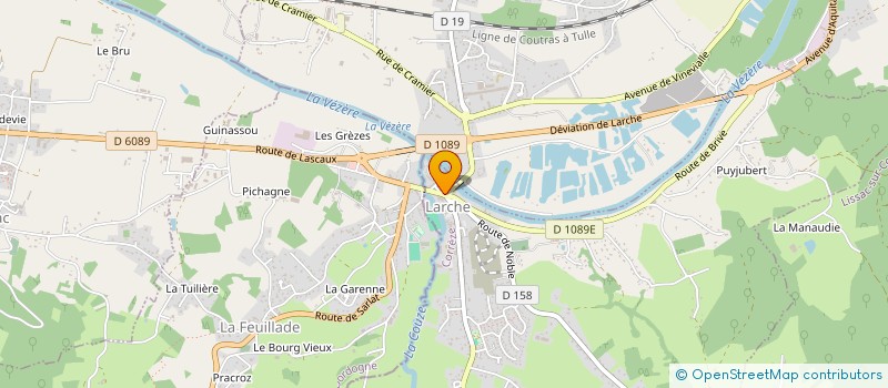 localisation de l'entreprise 883 450 884   OBJAT