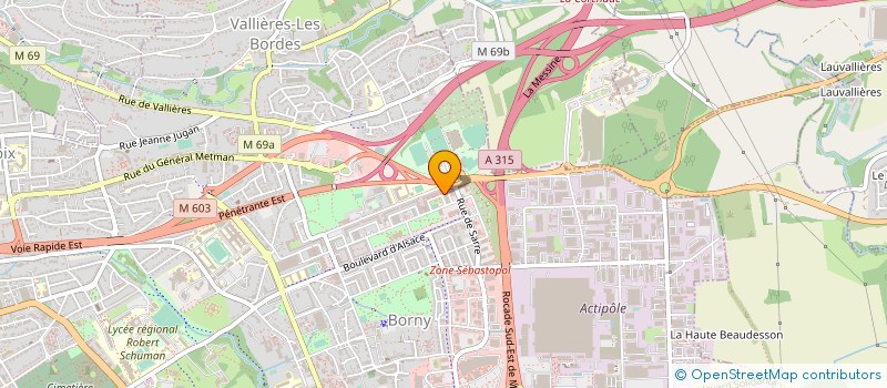 localisation de l'entreprise 883 465 528   METZ