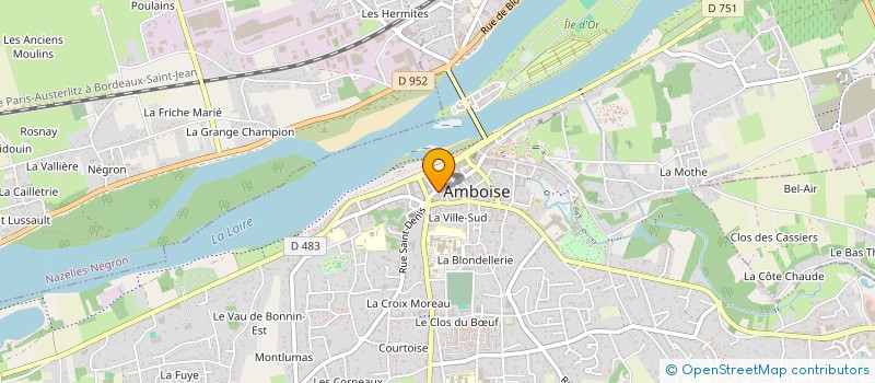 localisation de l'entreprise 883 505 901   TOURS