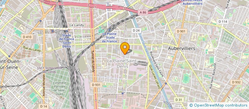 localisation de l'entreprise 883 520 918   AUBERVILLIERS