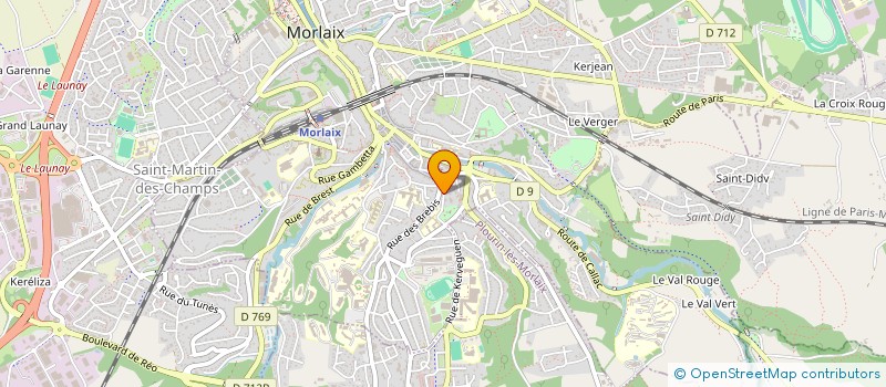 localisation de l'entreprise 883 538 969  à MORLAIX