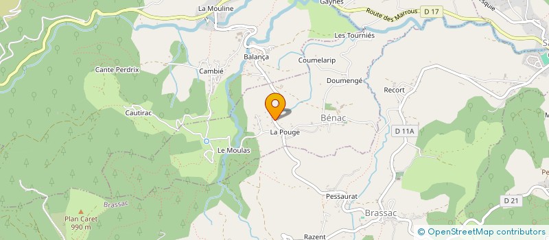localisation de l'entreprise 883 540 619 à BRASSAC