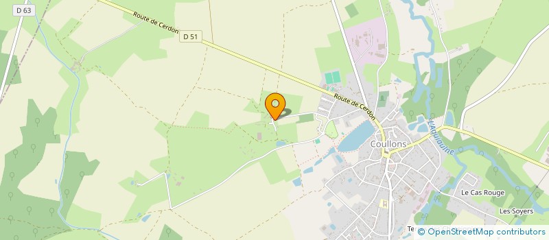 localisation de l'entreprise 883 556 490 à COULLONS