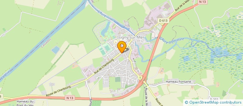 localisation de l'entreprise 883 563 124 à ISIGNY-SUR-MER