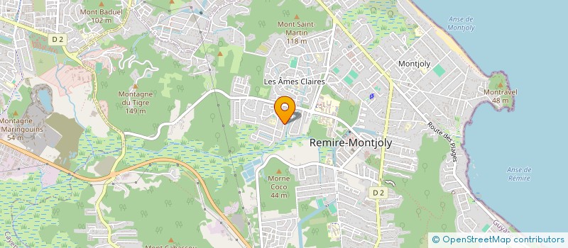 localisation de l'entreprise 883 570 145   REMIRE-MONTJOLY