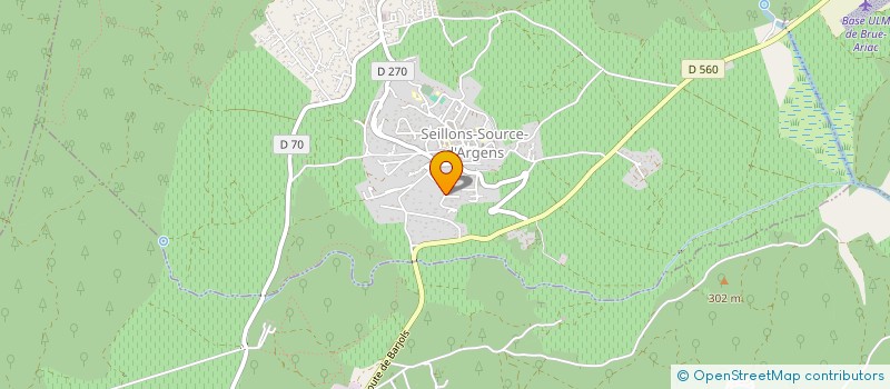 localisation de l'entreprise 883 579 443   SEILLONS-SOURCE-D'ARGENS