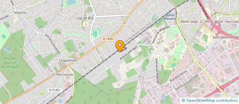 localisation de l'entreprise 883 584 625   PESSAC