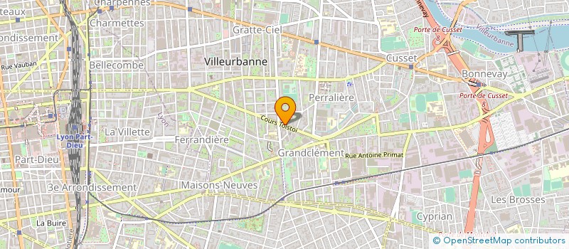 localisation de l'entreprise 883 592 396   VILLEURBANNE