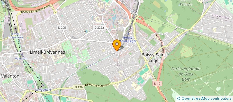 localisation de l'entreprise 883 608 705   LIMEIL-BREVANNES