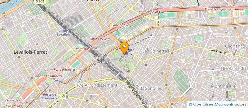 localisation de l'entreprise 883 615 213 à SAINT-OUEN-SUR-SEINE