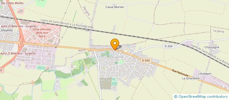 localisation de l'entreprise 883 624 397   LA JARNE