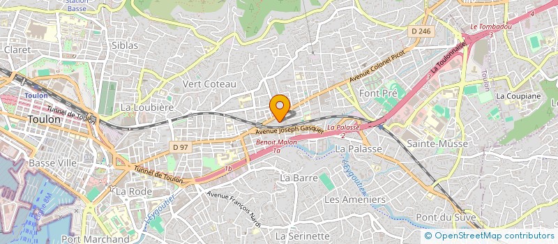 localisation de l'entreprise 883 625 832   TOULON