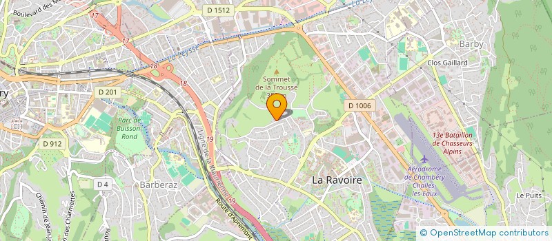 localisation de l'entreprise 883 653 321   LA RAVOIRE