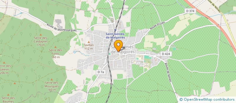 localisation de l'entreprise 883 656 456   SAINT-GENIES-DE-MALGOIRES