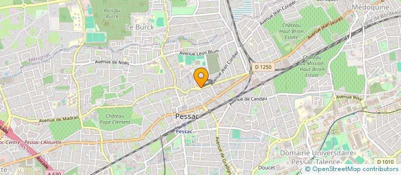 localisation de l'entreprise 883 664 534   MERIGNAC