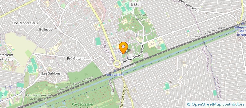 localisation de l'entreprise 883 684 813 à AULNAY-SOUS-BOIS