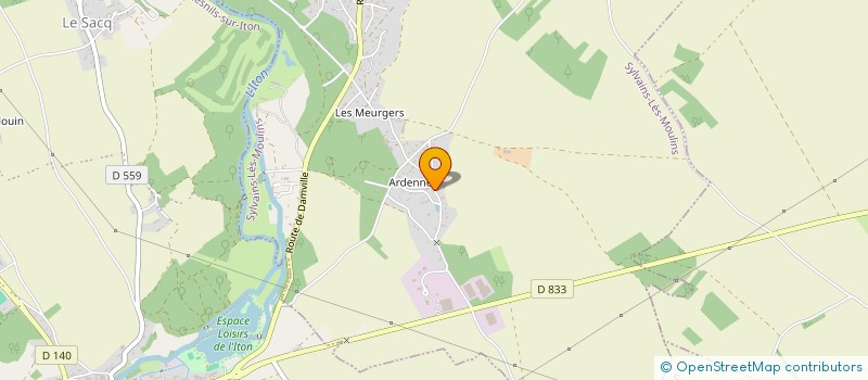 localisation de l'entreprise 883 689 317   SYLVAINS-LES-MOULINS