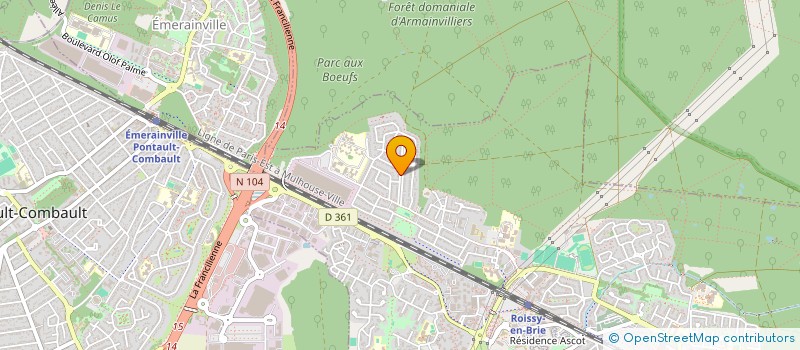 localisation de l'entreprise 883 691 586   ROISSY-EN-BRIE