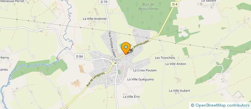 localisation de l'entreprise 883 726 655 à PLELO