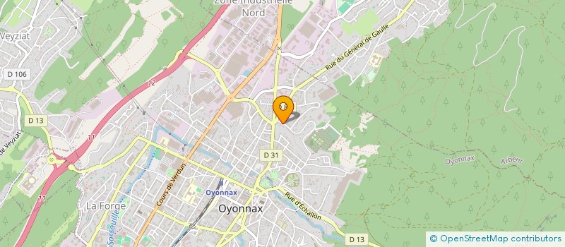 localisation de l'entreprise 883 730 921  à OYONNAX