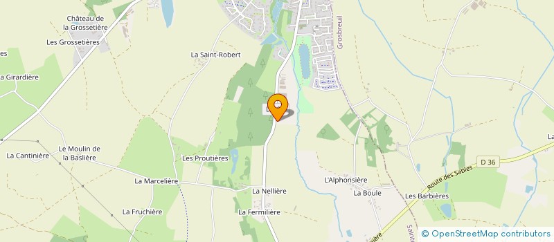 localisation de l'entreprise 883 746 422   LES SABLES-D'OLONNE