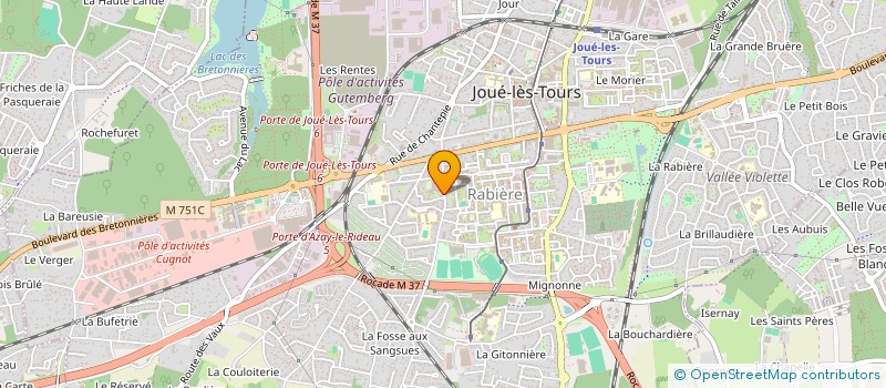 localisation de l'entreprise 883 778 433   JOUE-LES-TOURS