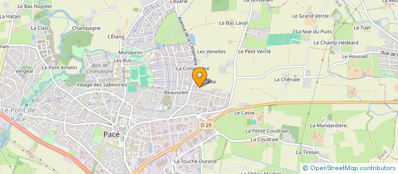 localisation de l'entreprise 883 786 972   PACE