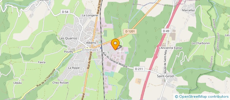 localisation de l'entreprise 883 806 739 à SENTEIN