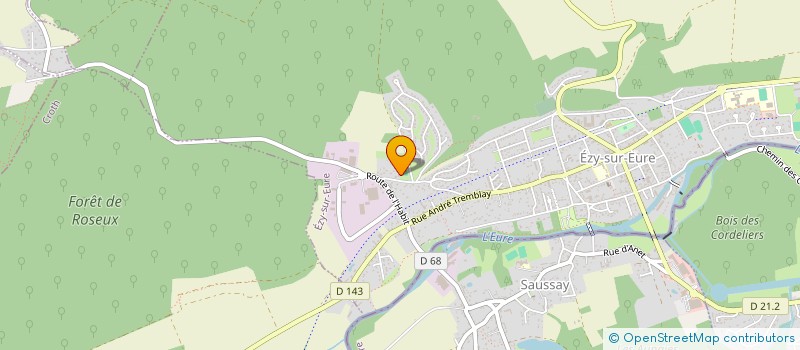 localisation de l'entreprise 883 807 679   EZY-SUR-EURE