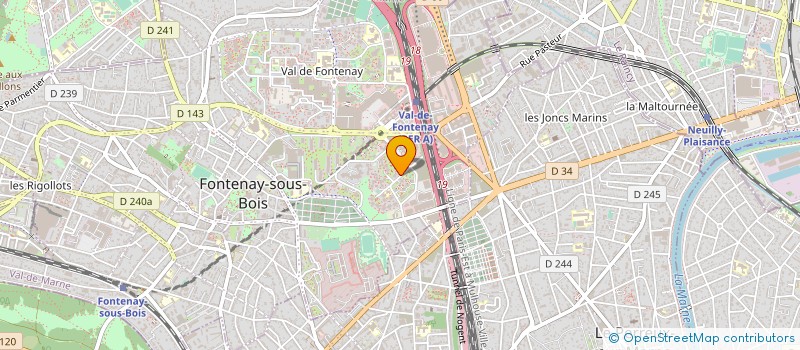 localisation de l'entreprise 883 813 289  à FONTENAY-SOUS-BOIS