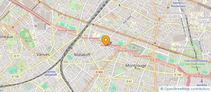 localisation de l'entreprise 883 813 479   MALAKOFF