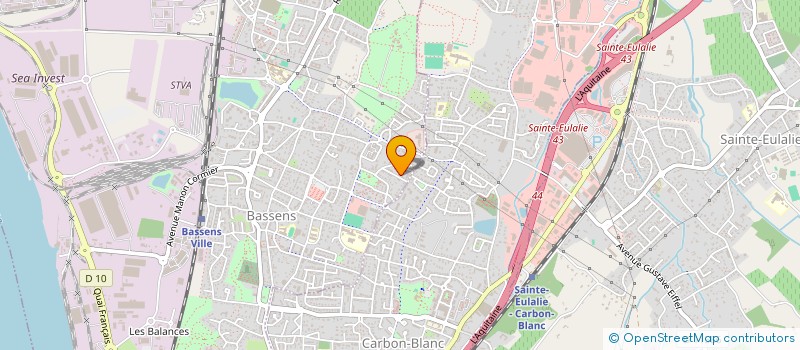 localisation de l'entreprise 883 844 334   BASSENS