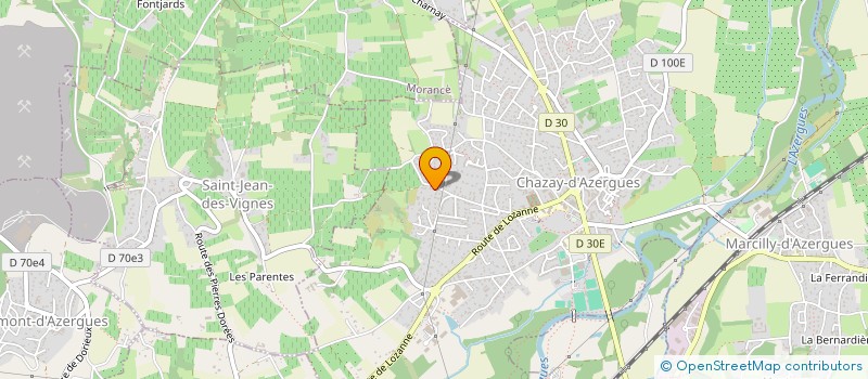 localisation de l'entreprise 883 853 921   CHAZAY-D AZERGUES