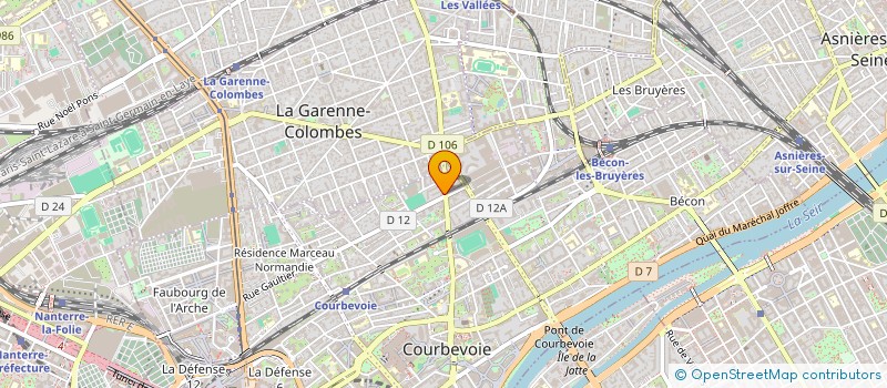 localisation de l'entreprise 883 864 969 à COURBEVOIE