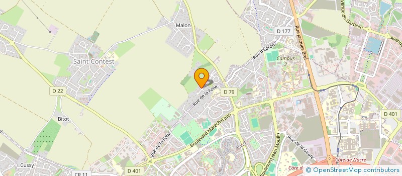 localisation de l'entreprise 883 865 016   SAINT-CONTEST