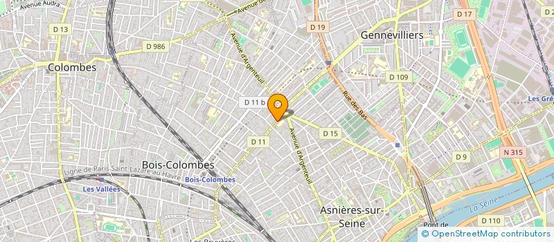localisation de l'entreprise 883 903 320   BOIS-COLOMBES