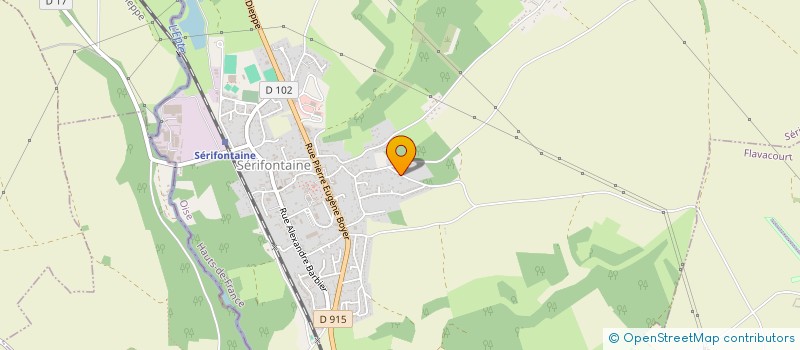 localisation de l'entreprise 883 916 793   SERIFONTAINE
