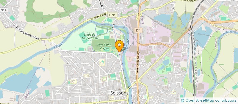 localisation de l'entreprise 883 921 371 à SOISSONS