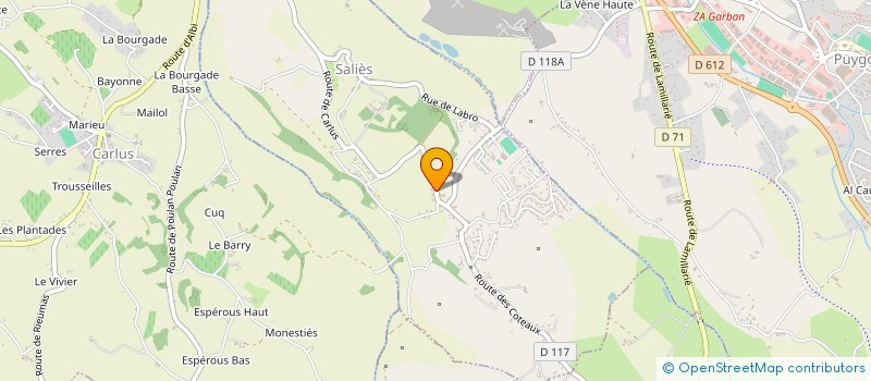 localisation de l'entreprise 883 929 127   SALIES