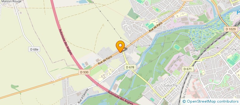 localisation de l'entreprise 883 962 532  à SAINT-QUENTIN