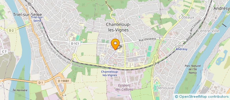 localisation de l'entreprise 883 987 554   CHANTELOUP-LES-VIGNES