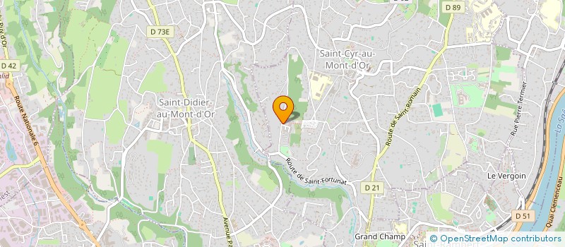 localisation de l'entreprise 883 992 273   SAINT-CYR-AU-MONT-D'OR